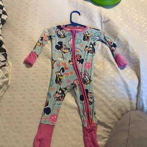Little Sleepies Blue and Pink Kids Pajama Set